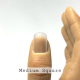 Full Cover Gelly Tips - Square - choose length